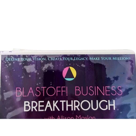 Blastoff Business Breakthrough SEMINAR BINDER Alison Maslow SUCCESS HOW TO INFO - Picture 4 of 16